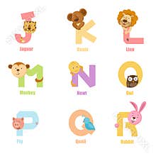 Alphabet Animal J-R