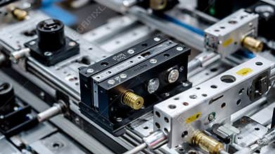Medium shot of a compact mechanical punch upgrade installed on a small production line improving accuracy in tight