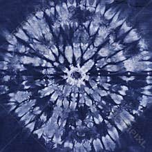 Material dyed batik. Shibori