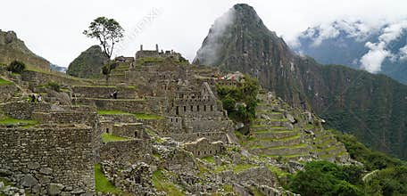 Machu Picchu Ancient Ruins in Peru