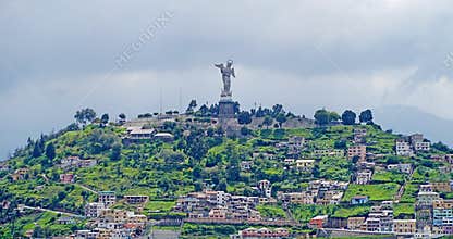 The Virgin of the Panecillo, Quito Ecuador