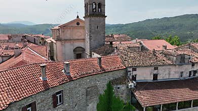 ancient hill town of Buzet on the Istrian peninsula, Croatia