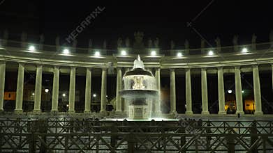 Fountain in vatican square