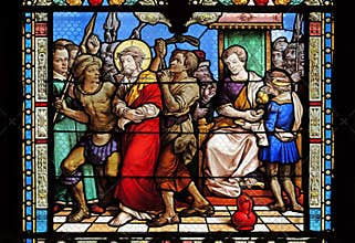 1st Stations of the Cross, Jesus is condemned to death