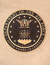 Us dept. of the air force plaque