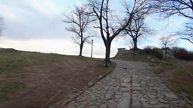Walking on Rahat tepe in Plovdiv