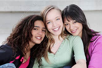 Diverse teens kids