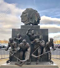 Chicago Blackhawkâ€™s 75th Anniversary Sculpture