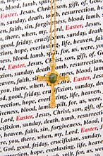 A religious Easter card.