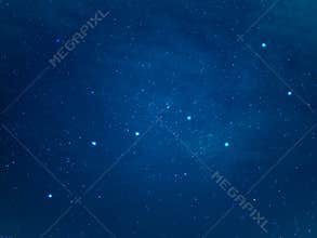 Big Dipper Constellation at starry sky