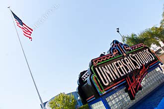 Universal Studios Hollywood Logo in Los Angeles