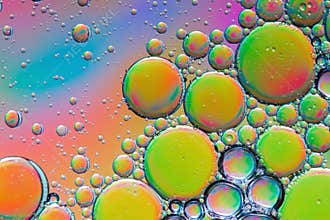 Rainbow effect psychedelic abstract background