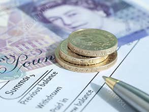 Bank Balance English Money