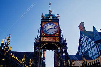Detail of the Eastgate clock