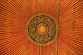 Traditional thai flower pattern Thailand