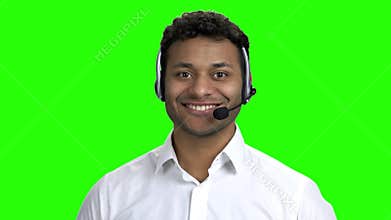 Indian call center operator.