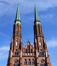 cathedral of saint florian in Warsaw
