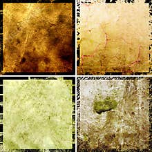 Hi-res abstract grunge backgrounds set