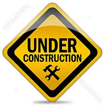Under construction sign