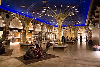 Dubai Mall inside gold souq