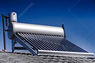 Solar Water Heater - Evacuated Glass Tubes