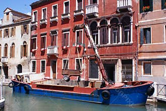 Cargo on venice channel