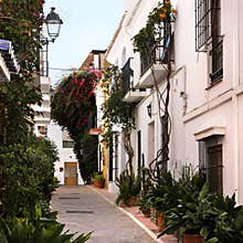 Typical Andalucia Spain old village houses
