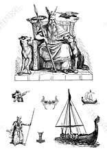 Vikings set of clip art