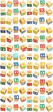 Alphabet Blocks A thru Z