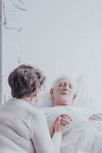 Last moments of dying spouse