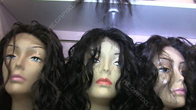 Mannequin women heads hair wigs
