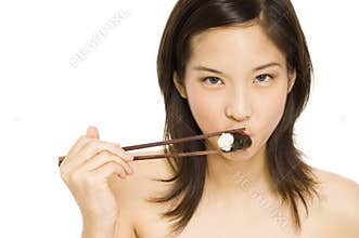Eating Sushi