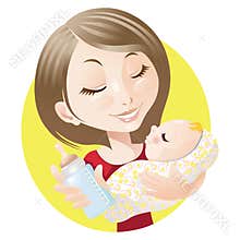 Mother and baby