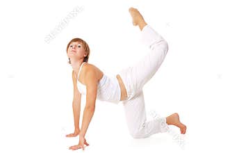 Woman doing exercise