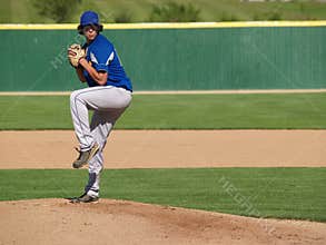 teenage baseball pitcher