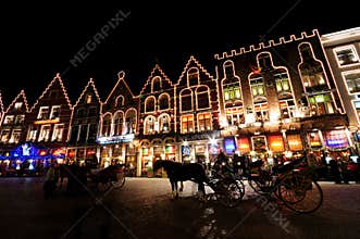 Christmas in Markt sqaure, bruges