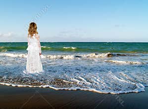 Sea, Ocean, Nature, Hope, Girl