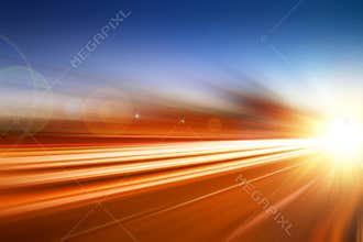 Hight accelerate speed fast perform moving business background