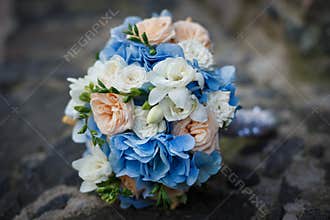 Tender bouquet of flowers