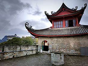 East Gate Tower of Liuzhou: Historic Ming Dynasty Fortress with Traditional Chinese Architecture