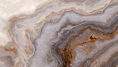 Grey curly abstract marble texture
