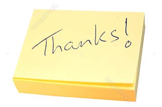 Note of thanks