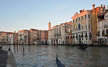 The Grand Canal in Venice