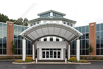 New office or medical building exterior