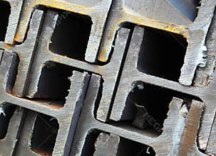 Interlocking steel beams