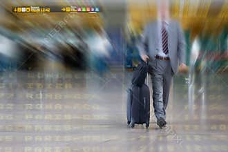 International Business man in the Airport