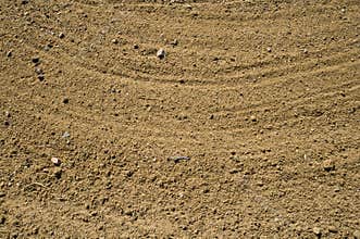 Sand in golf bunker