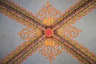 Decorated ceiling