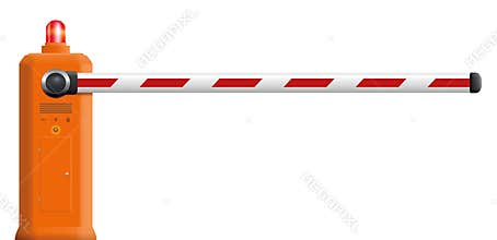 Barrier Gate Closed Warning Light