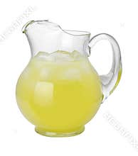 Lemonade Pitcher (with clipping path)